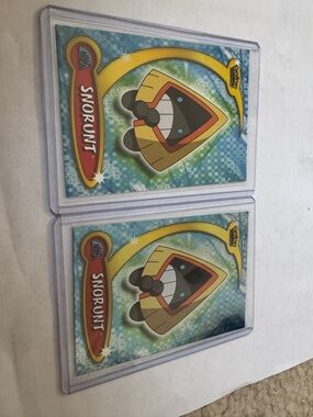 Pokemon Snorunt Trading Cards - Blue, Yellow, Red, Black